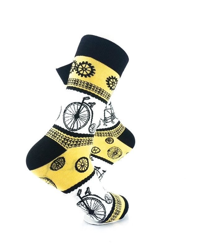 cooldesocks bicycle gear crew socks right view image