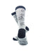 cooldesocks bicycle grey crew socks rear view image