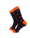 cooldesocks bicycle orange crew socks left view image
