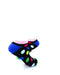 cooldesocks big dot black pink ankle socks right view image