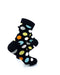 cooldesocks big dot black quarter socks right view image