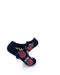 cooldesocks big pineapple black red liner socks right view image