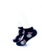 cooldesocks big pineapple white ankle socks left view image