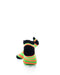 cooldesocks big stripe orange green ankle socks rear view image