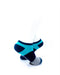 cooldesocks big stripe teal ankle socks right view image