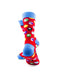 cooldesocks billiard balls red crew socks rear view image