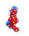 cooldesocks billiard balls red crew socks right view image
