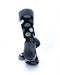 cooldesocks black and white big dot crew socks rear view image
