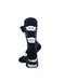 cooldesocks black and white cats quarter socks rear view image