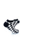cooldesocks black and white houndstooth ankle socks right view image
