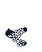 cooldesocks black and white kaleidoscope ankle socks right view image