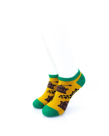 cooldesocks black pepper ankle socks front view image