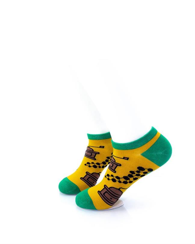cooldesocks black pepper ankle socks left view image