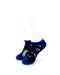 cooldesocks blue flowers ankle socks front view image