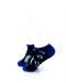 cooldesocks blue flowers ankle socks left view image