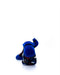 cooldesocks blue flowers ankle socks rear view image