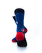 cooldesocks blue tiger shrimp crew socks rear view image