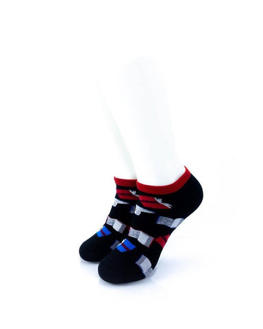cooldesocks books ankle socks front view image