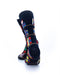 cooldesocks bookshelf crew socks rear view image