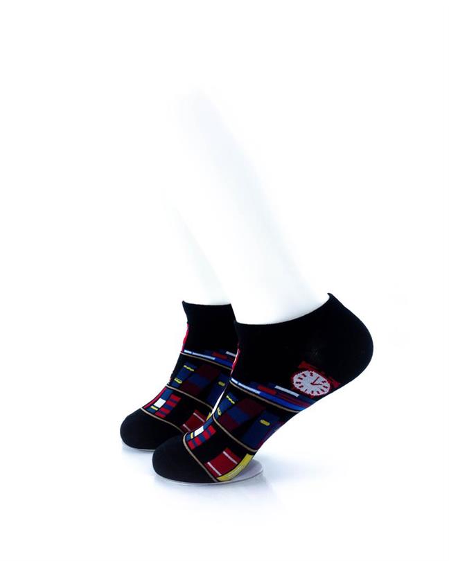cooldesocks bookshelf ankle socks left view image