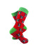 cooldesocks boston terrier red green crew socks right view image