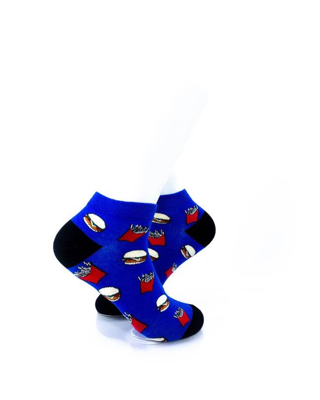 cooldesocks burger fries ankle socks right view image