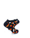 cooldesocks burger fries black ankle socks right view image