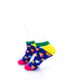 cooldesocks burger fries colorful ankle socks left view image