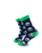 cooldesocks burgers green quarter socks left view image
