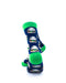 cooldesocks burgers green quarter socks rear view image