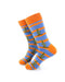 cooldesocks cactus striped crew socks left view image