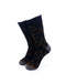 cooldesocks caffeine molecules crew socks front view image