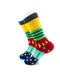 cooldesocks carnival colors crew socks left view image