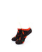 cooldesocks carrots brown ankle socks front view image