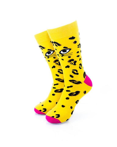 cooldesocks cat eyes crew socks front view image