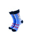 cooldesocks cat in the hat quarter socks front view image