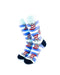 cooldesocks cat in the hat stripes crew socks front view image