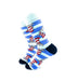 cooldesocks cat in the hat stripes crew socks left view image