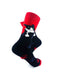 cooldesocks cat paw black crew socks right view image