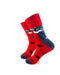 cooldesocks cat paw grey crew socks left view image