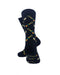 cooldesocks champagne toast crew socks rear view image