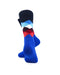 cooldesocks checkered blue crew socks rear view image