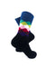 cooldesocks checkered classic blue crew socks right view image