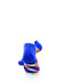 cooldesocks checkered neo blue ankle socks rear view image
