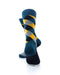 cooldesocks checkered neo dark green crew socks rear view image