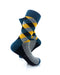 cooldesocks checkered neo dark green crew socks right view image