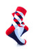cooldesocks checkered neo red crew socks right view image