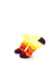 cooldesocks checkered orange ankle socks left view image