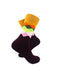 cooldesocks checkered retro gold crew socks right view image