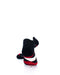 cooldesocks checkered vintage black ankle socks rear view image